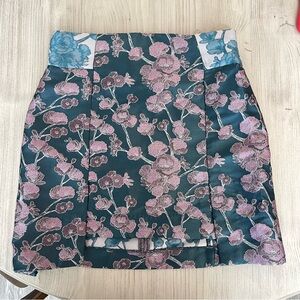 Elliat Floral Jacquard Skirt